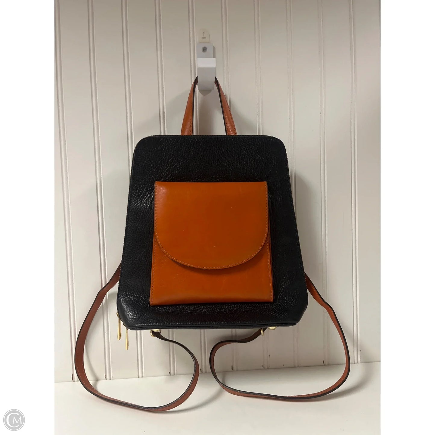Backpack Leather By Cmc, Size: Large