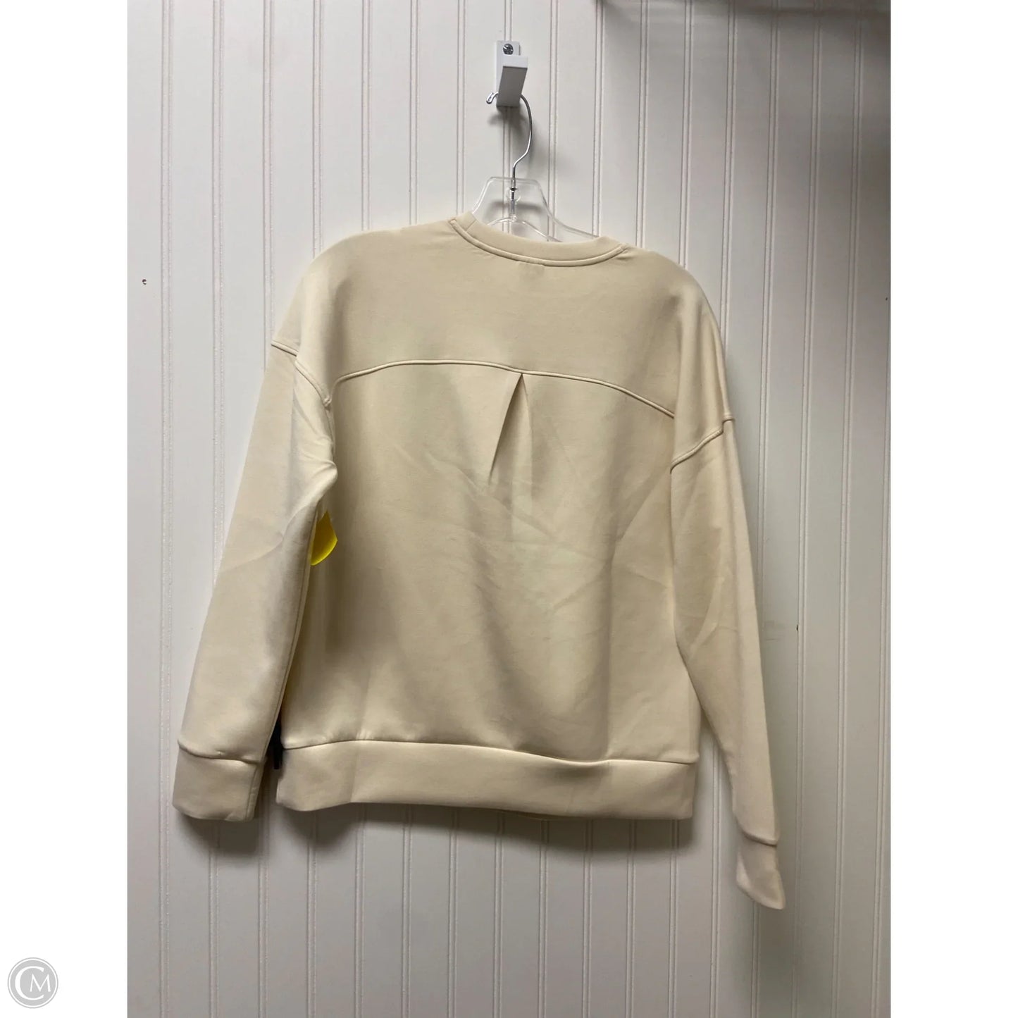 Sweatshirt Crewneck By Members Mark In Cream, Size: S