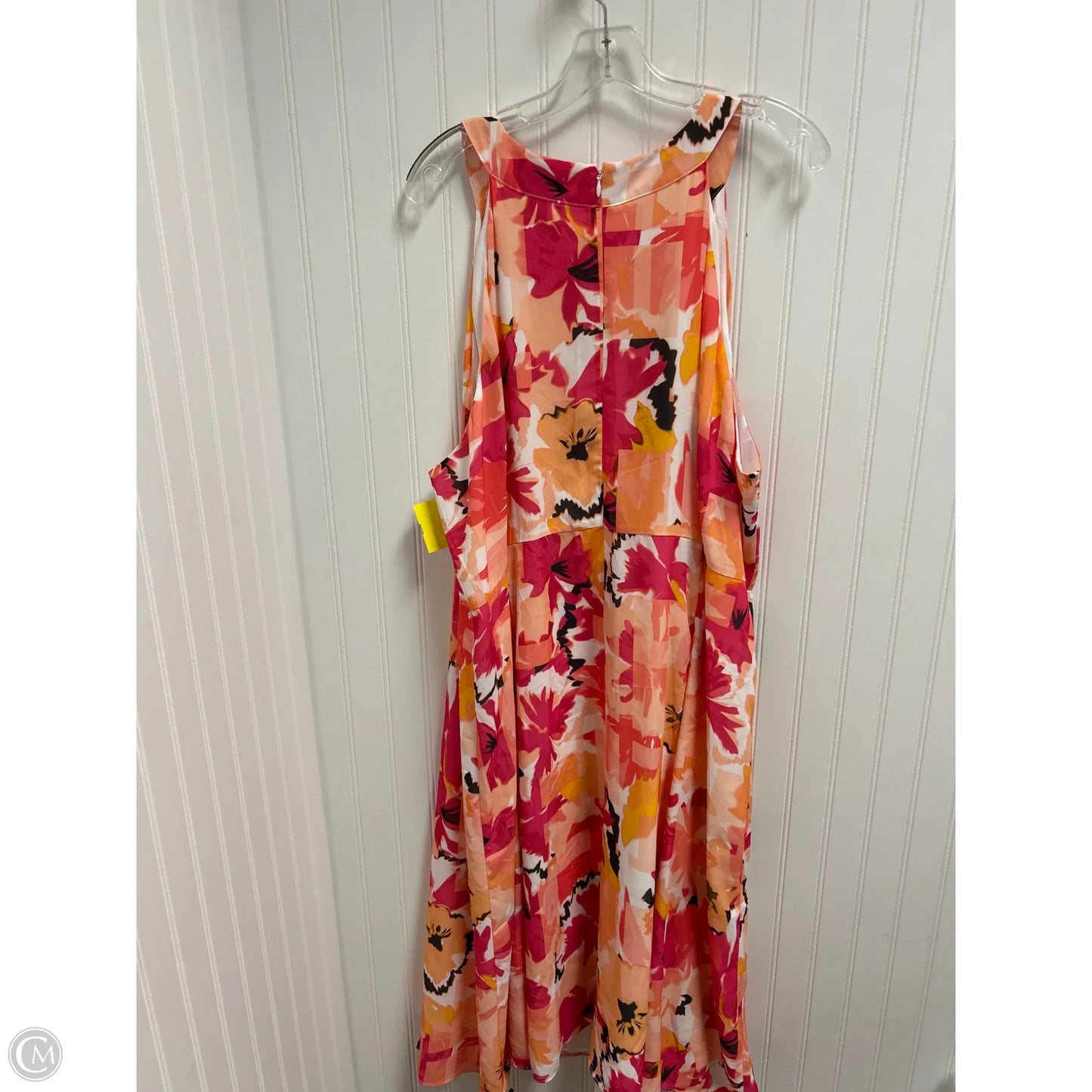 Dress Casual Midi By Clothes Mentor In Floral Print, Size: 3x