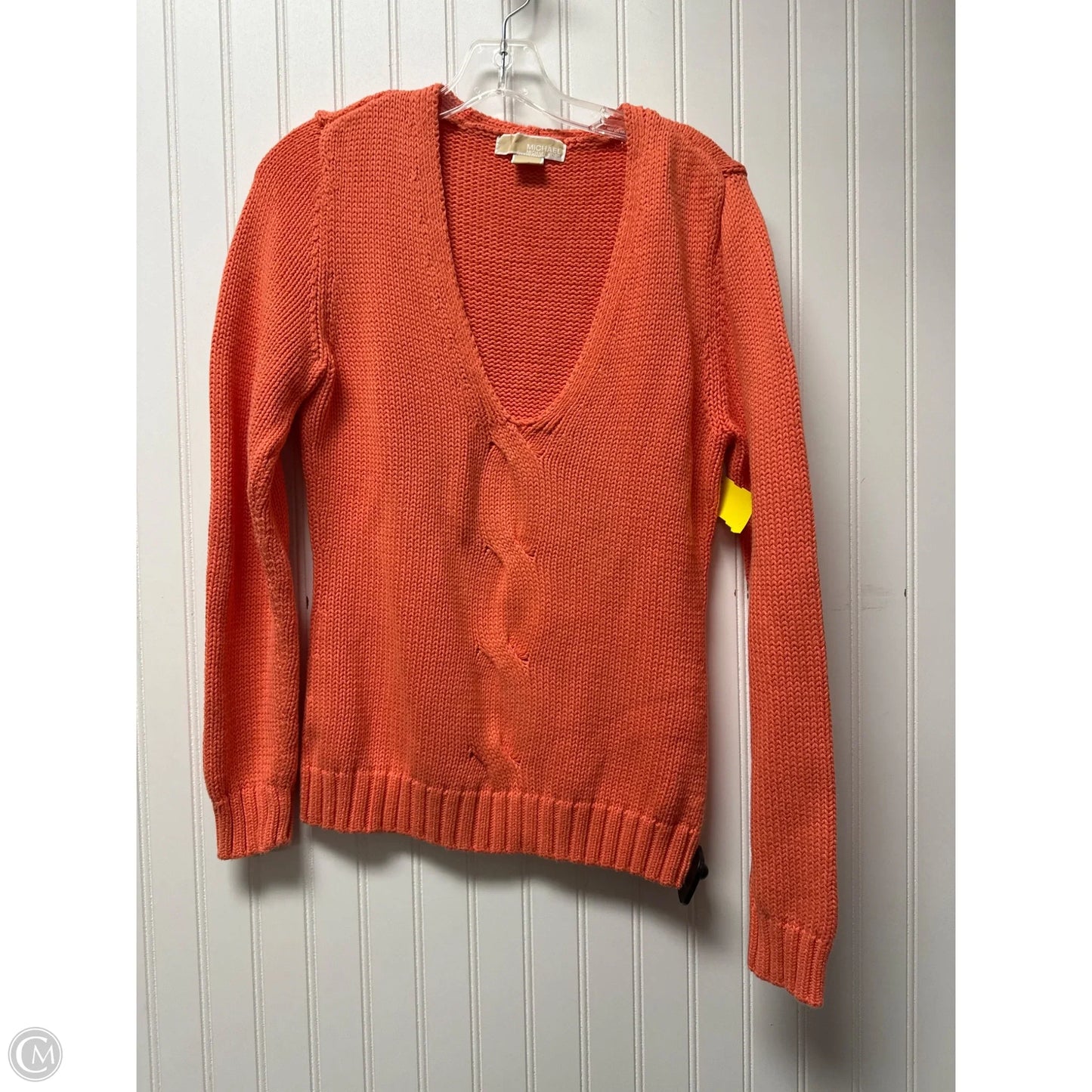 Sweater By Michael By Michael Kors In Orange, Size: L