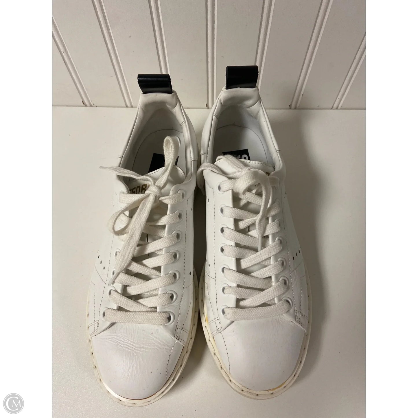 Shoes Luxury Designer By Golden Goose In White, Size: 5.5