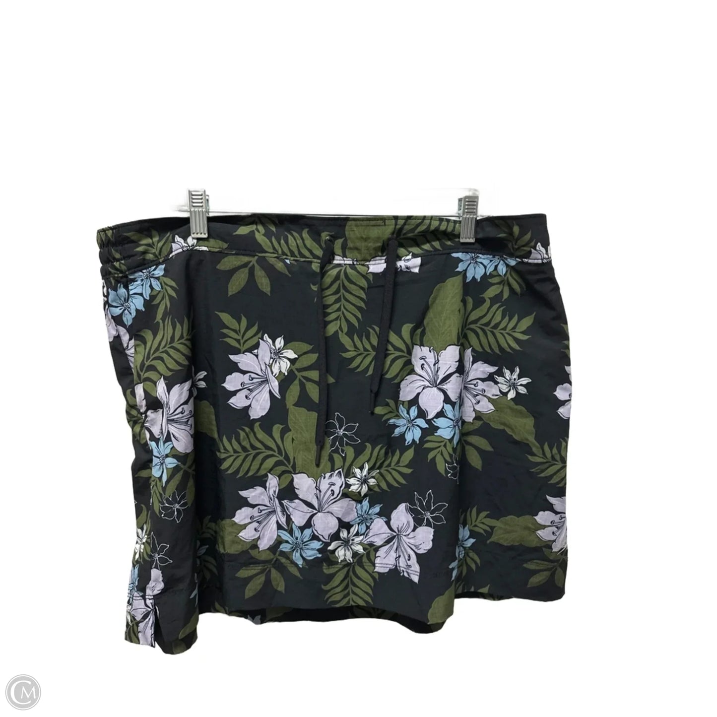 Athletic Skort By Speedo In Tropical Print, Size: 1x