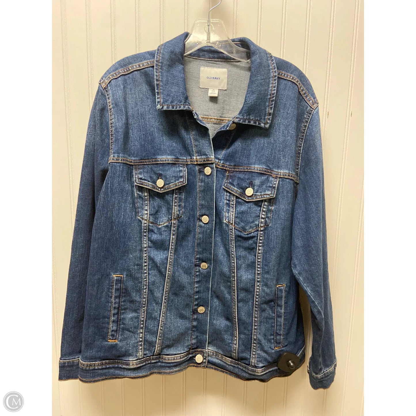 Jacket Denim By Old Navy In Blue Denim, Size: 2x