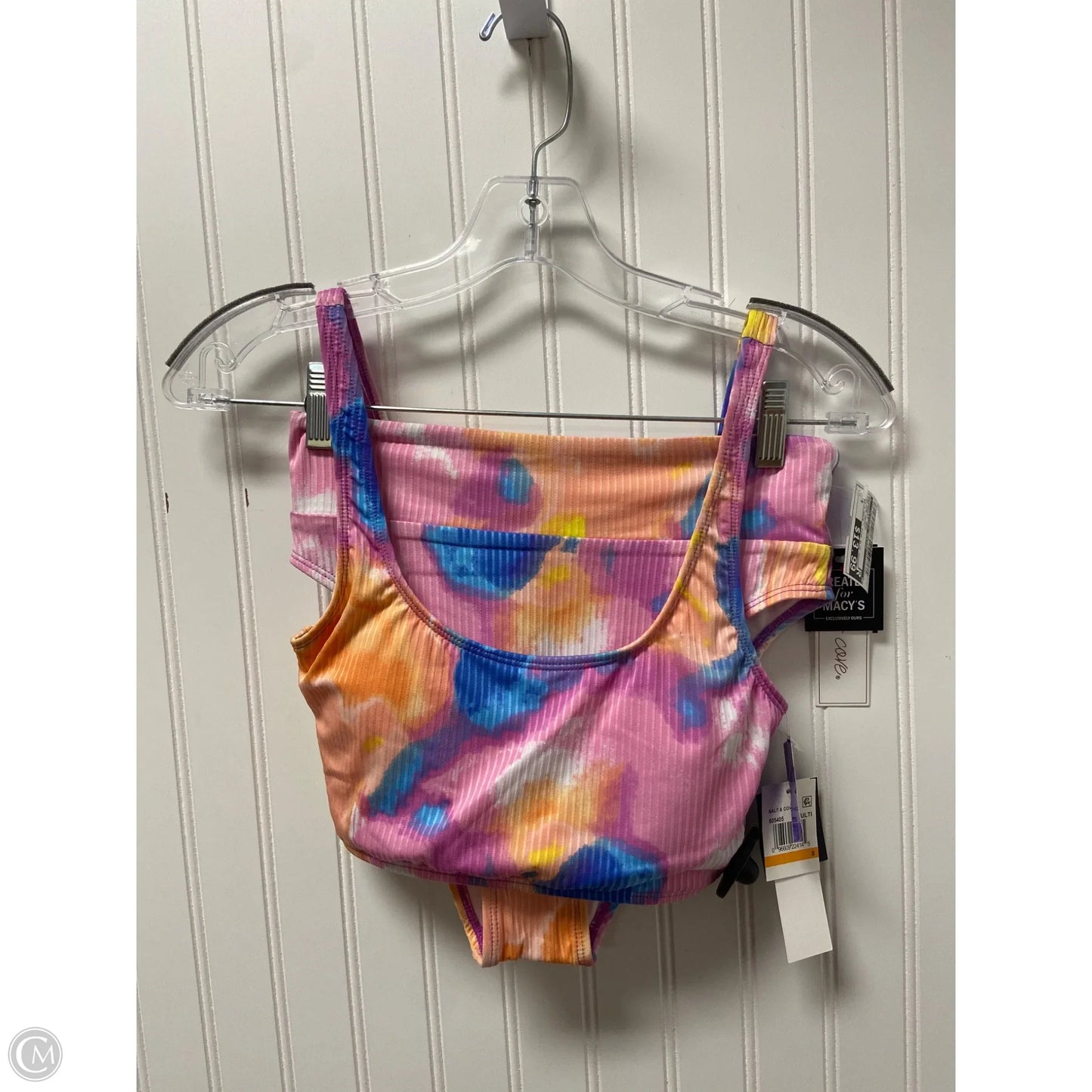 Swimsuit 2pc By Clothes Mentor In Tie Dye Print, Size: S