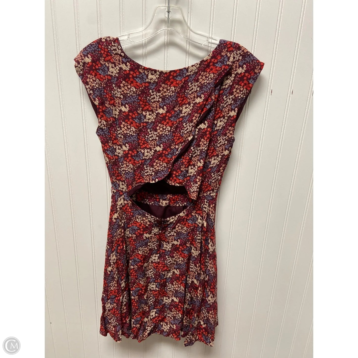 Dress Casual Short By Forever 21 In Maroon, Size: Xs