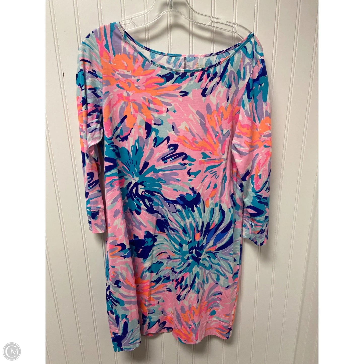 Dress Designer By Lilly Pulitzer In Blue & Orange, Size: M