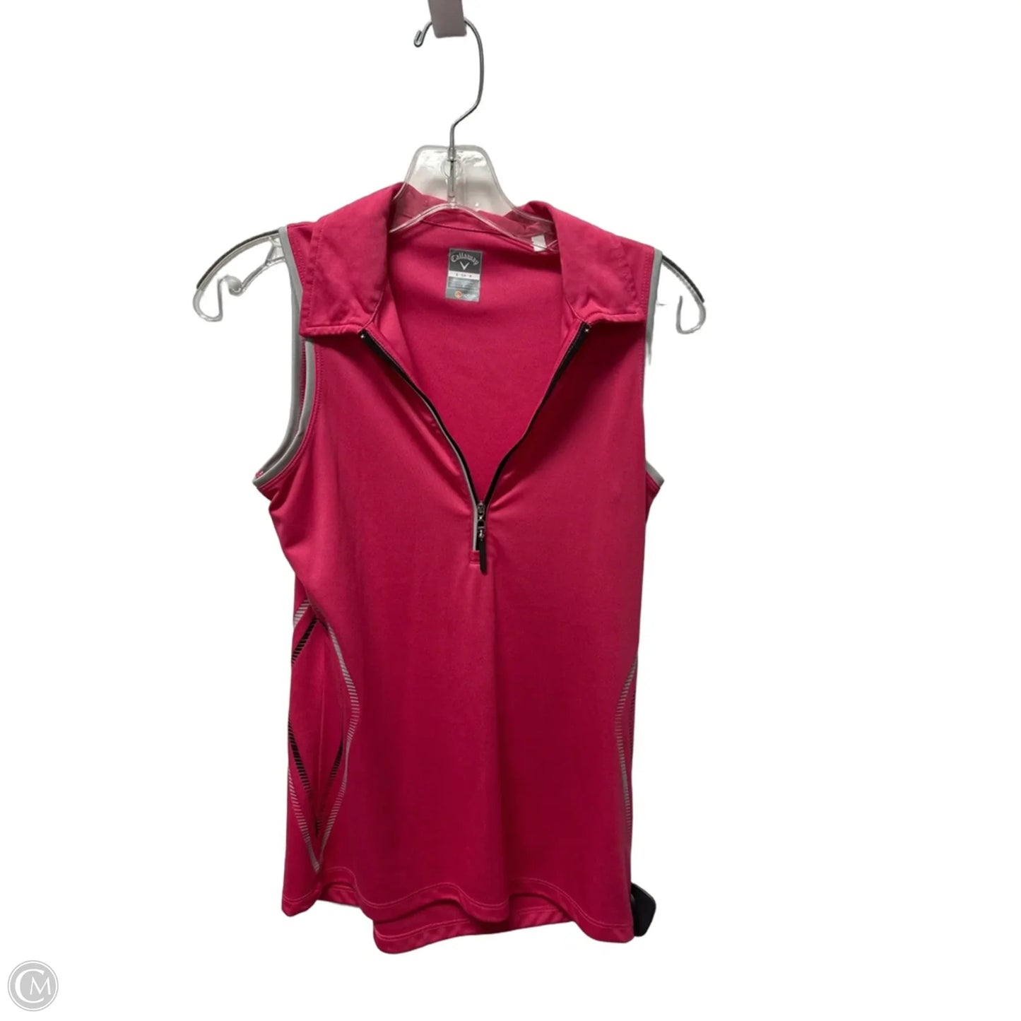 Athletic Tank Top By Callaway In Pink, Size: S
