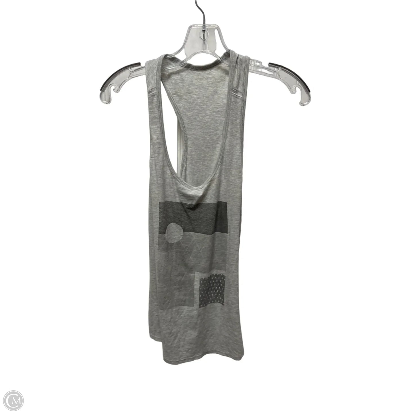 Athletic Tank Top By Lululemon In Grey, Size: M