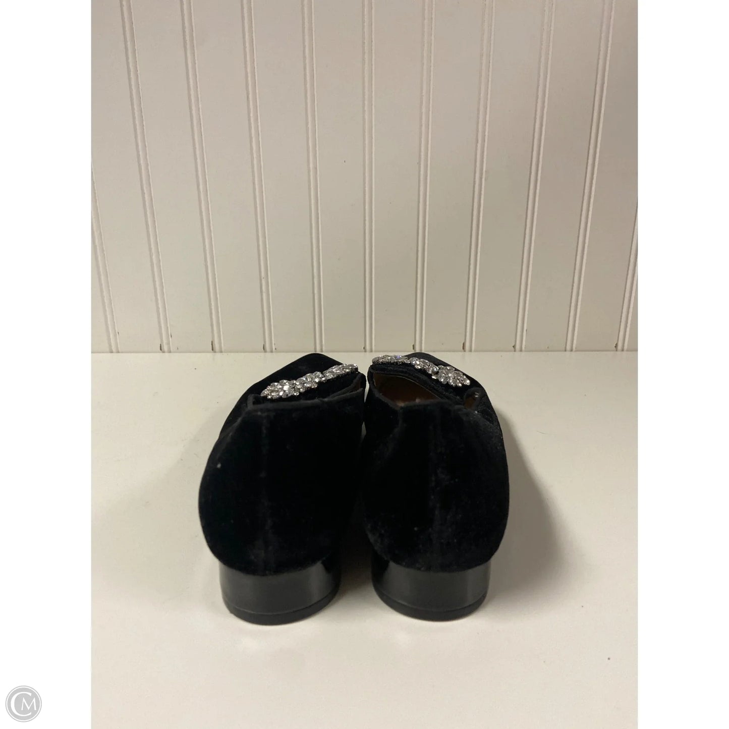 Shoes Heels Wedge By Adrienne Vittadini In Black, Size: 8.5