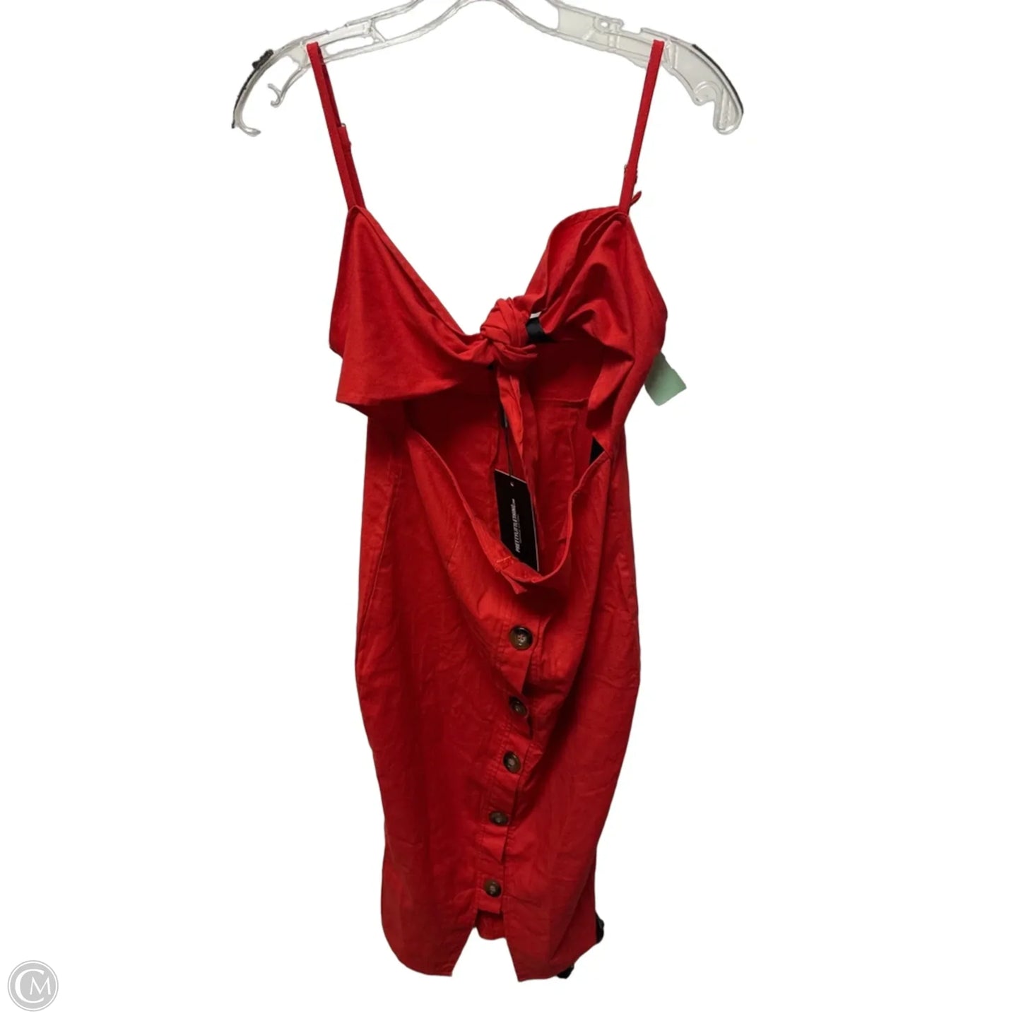 Dress Casual Maxi By Pretty Little Thing In Red, Size: S
