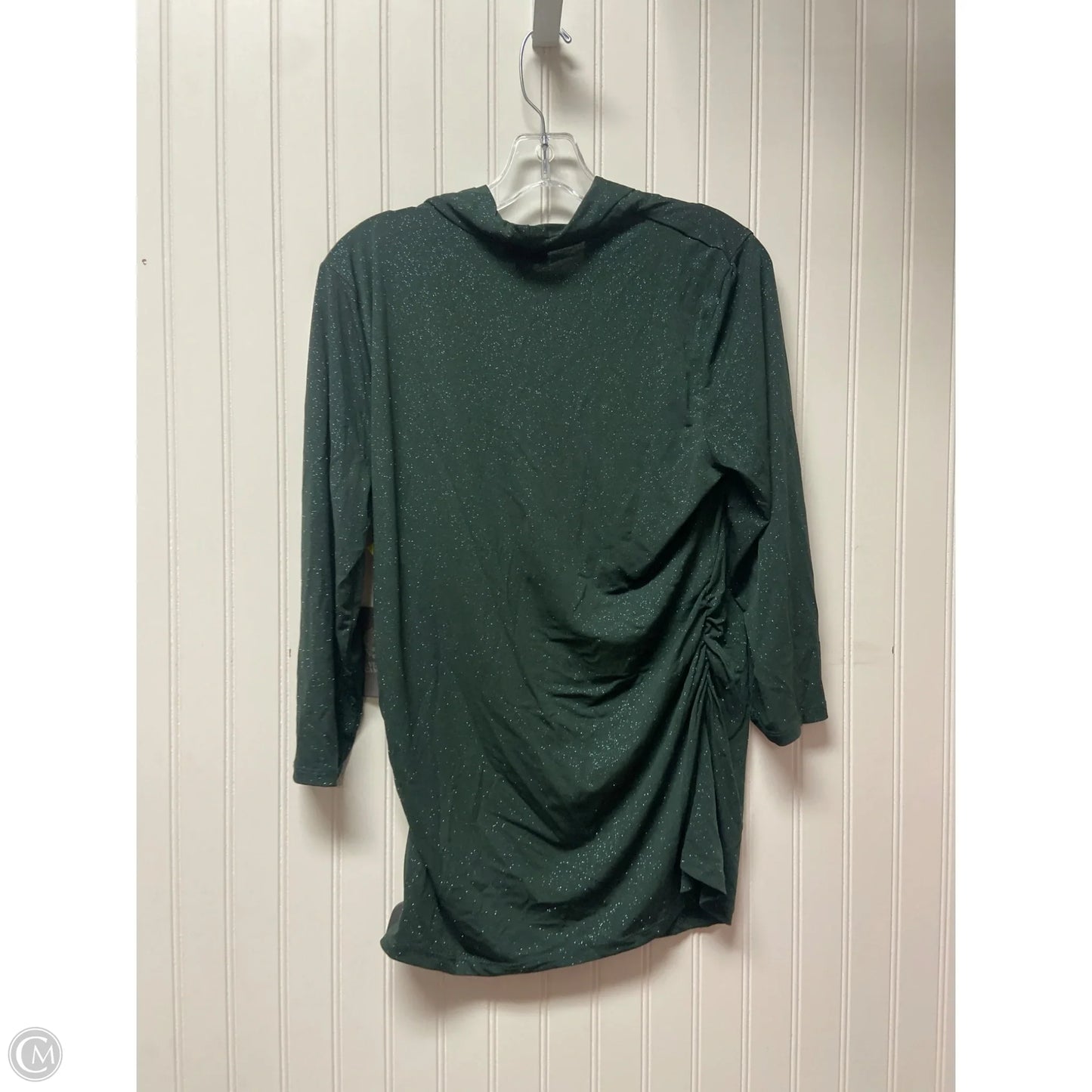 Top Long Sleeve By Vince Camuto In Green, Size: L