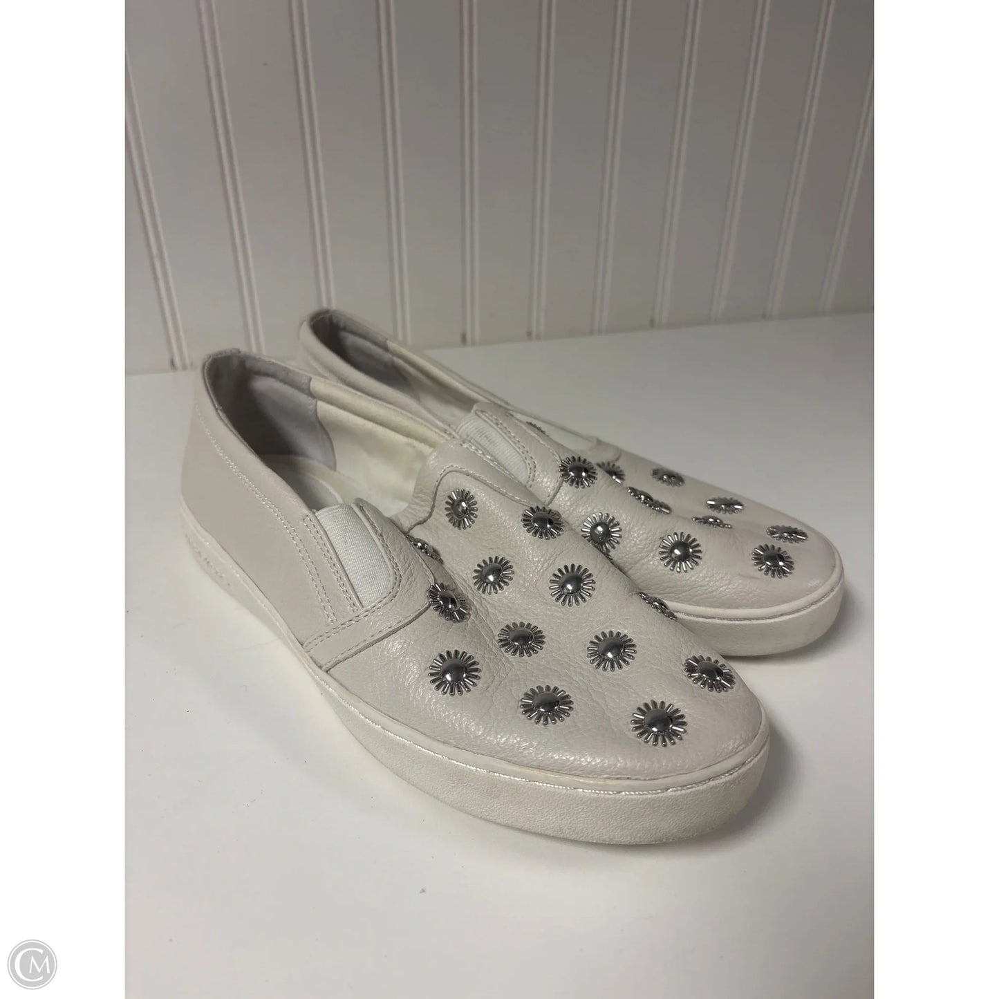 Shoes Designer By Michael Kors In White, Size: 7.5