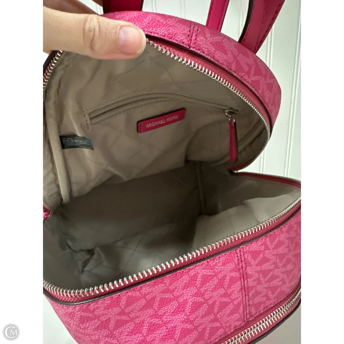 Backpack Designer By Michael Kors, Size: Medium