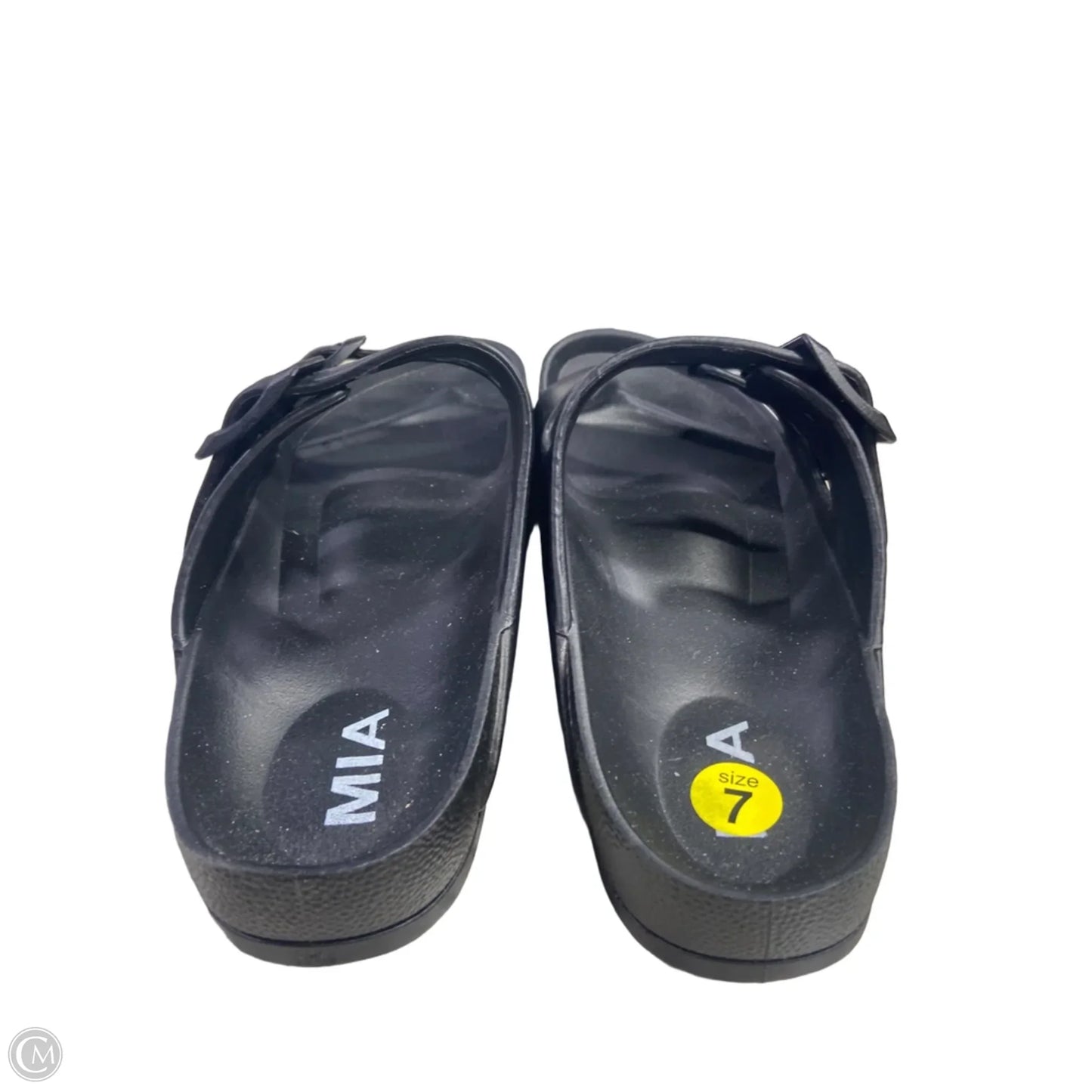 Sandals Flats By Mia In Black, Size: 7