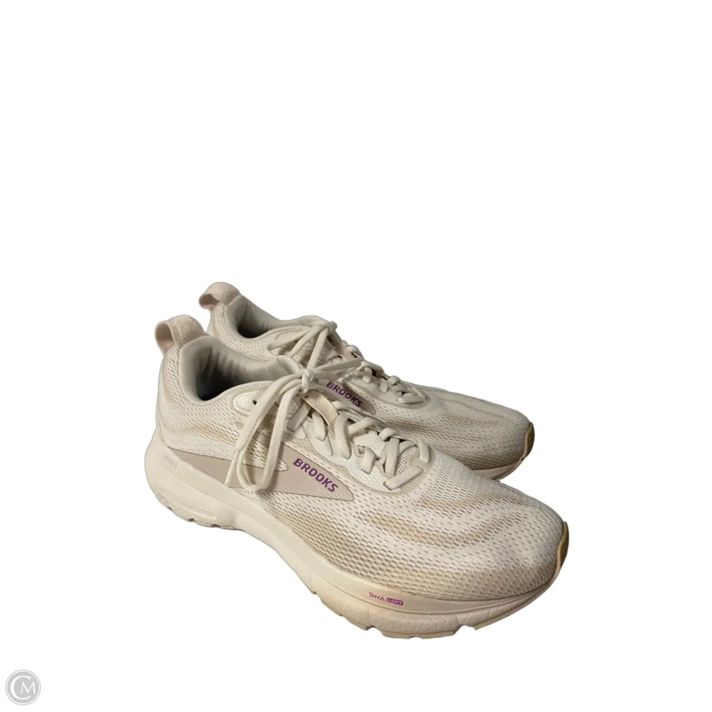 Shoes Athletic By Brooks In Cream, Size: 10