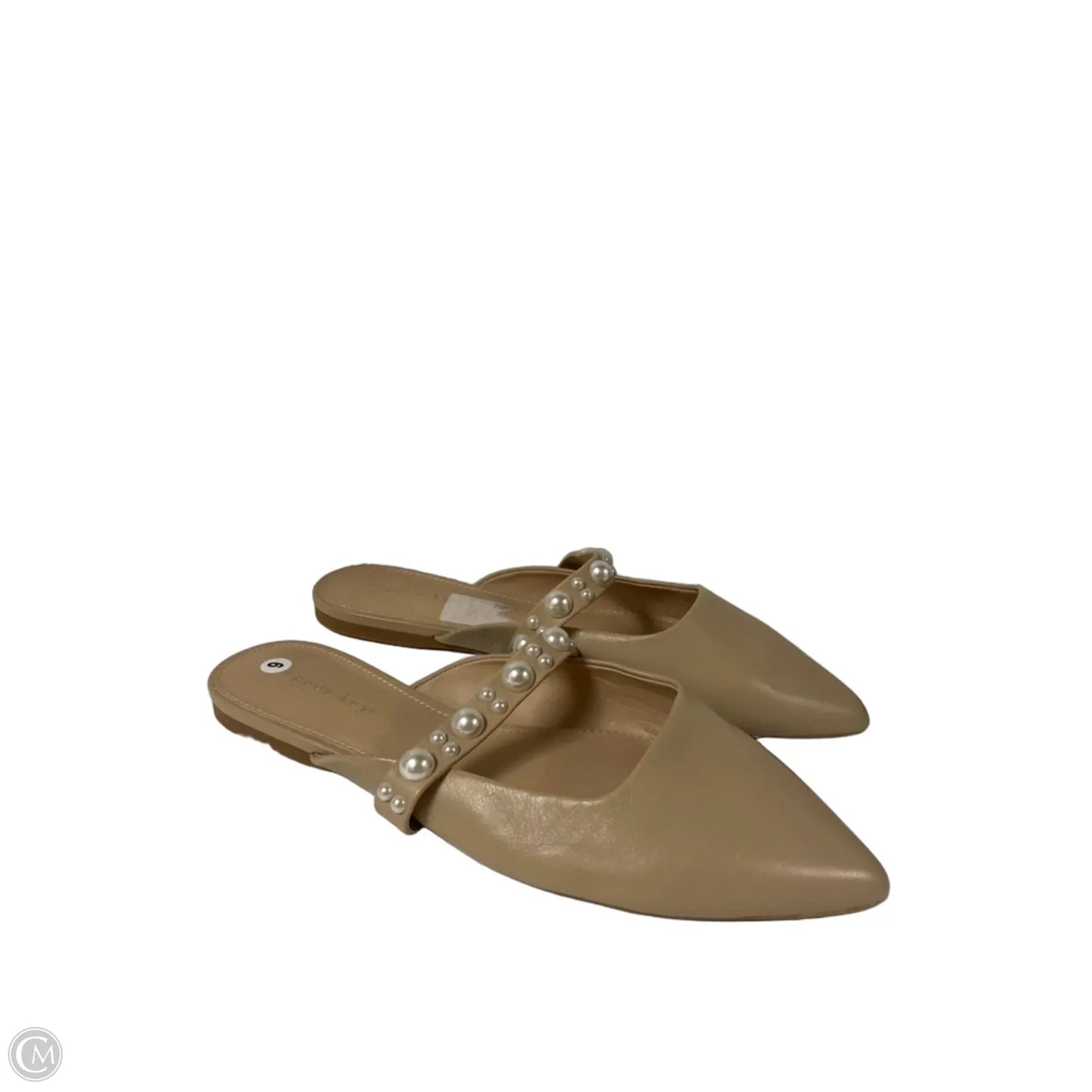 Shoes Flats By Copper Key In Cream, Size: 9