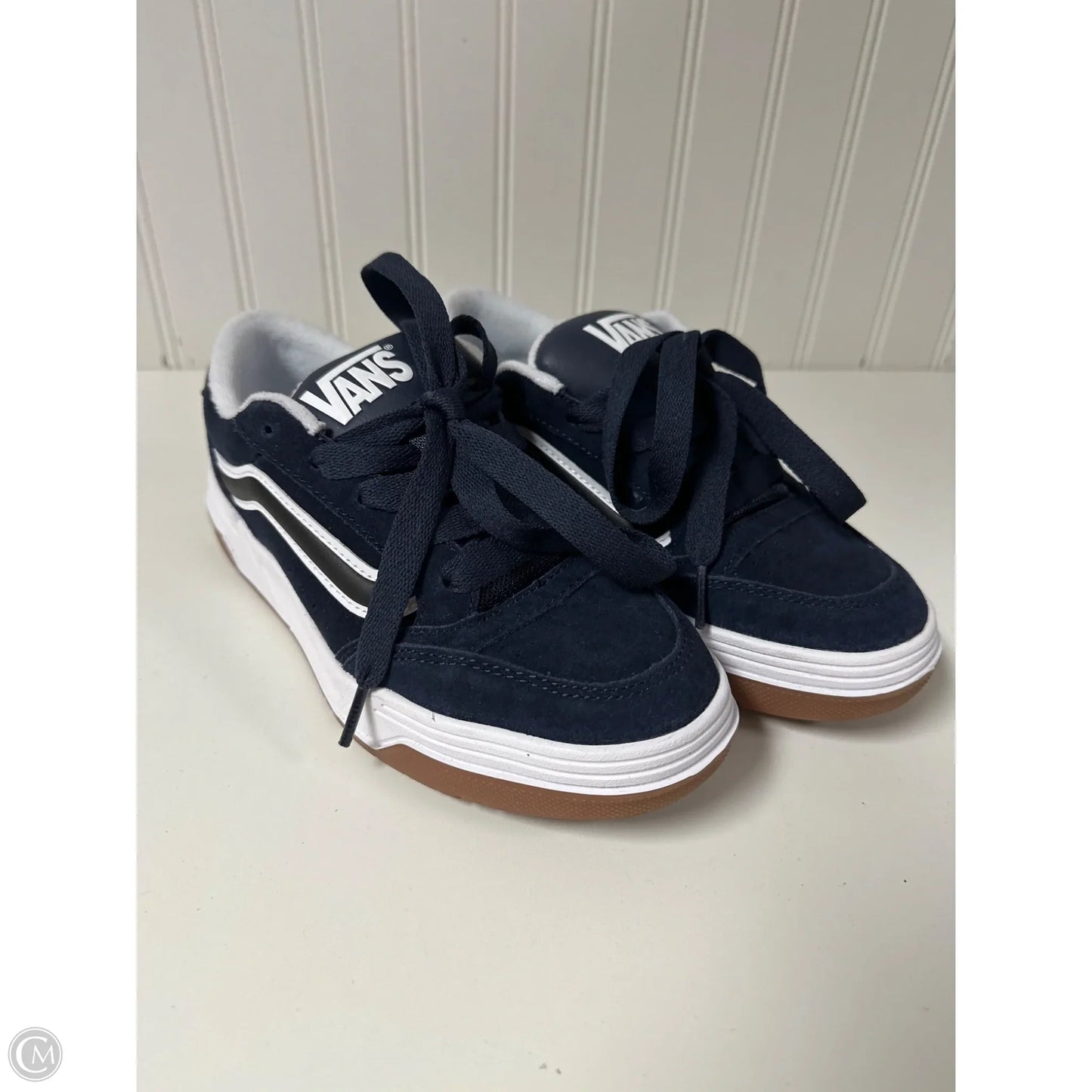 Shoes Sneakers By Vans In Navy, Size: 5.5