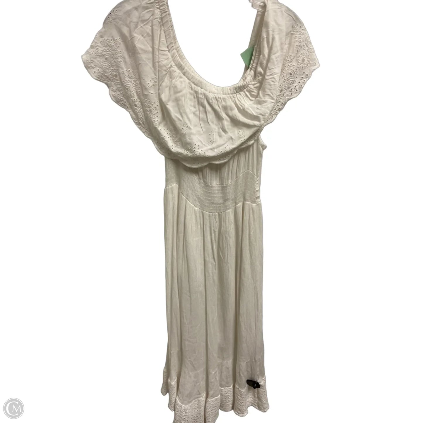 Dress Casual Maxi By Clothes Mentor In White, Size: L