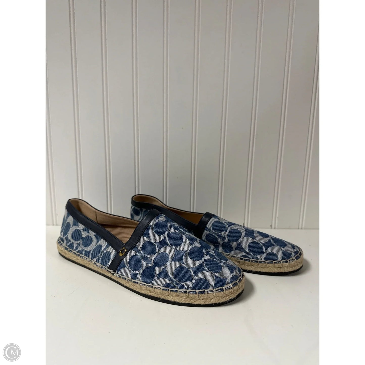 Shoes Designer By Coach In Blue, Size: 9