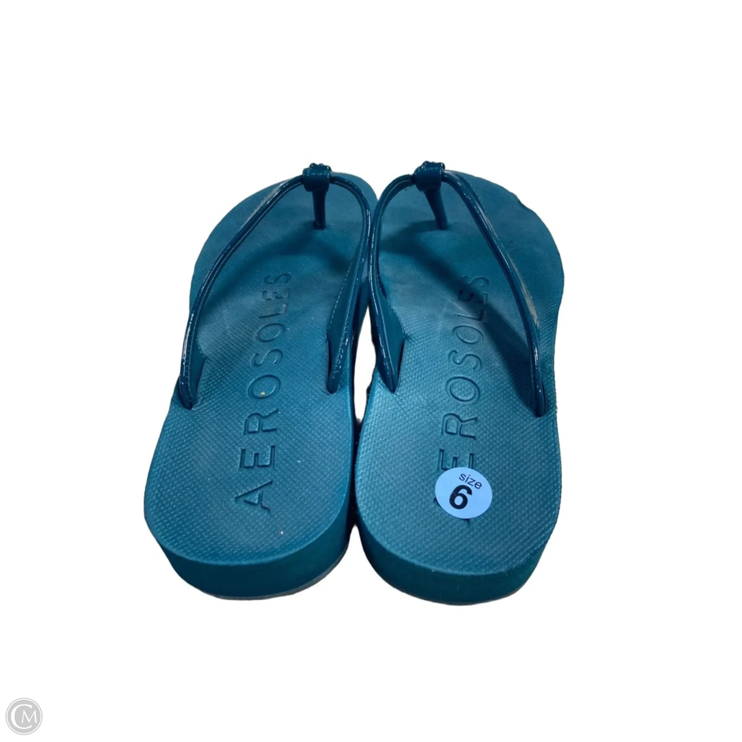 Sandals Flip Flops By Aerosoles In Green, Size: 6