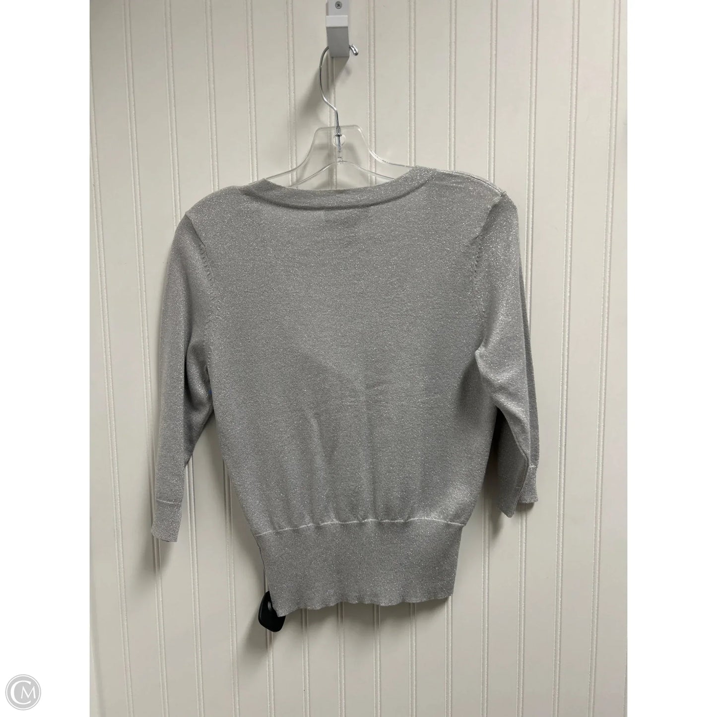 Cardigan By White House Black Market In Silver, Size: S