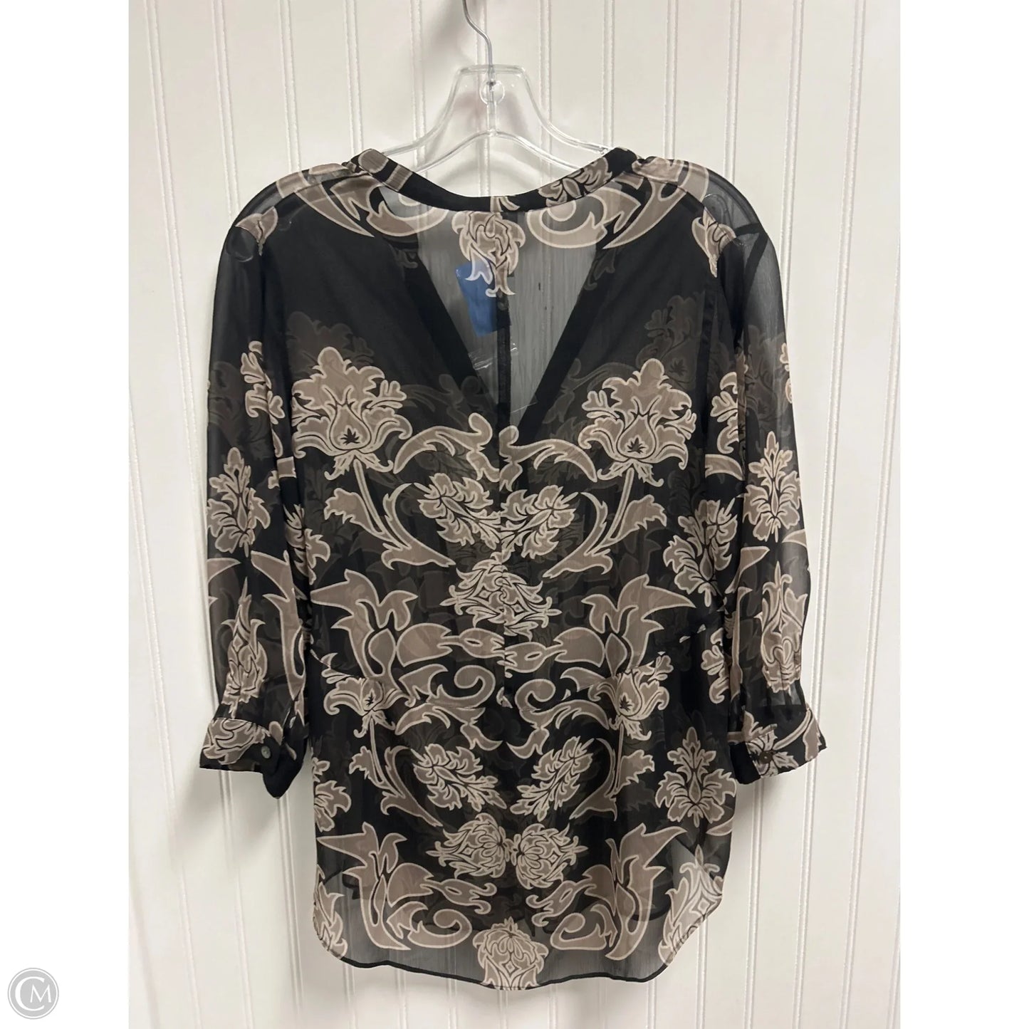 Top Long Sleeve By Soft Surroundings In Brown, Size: S