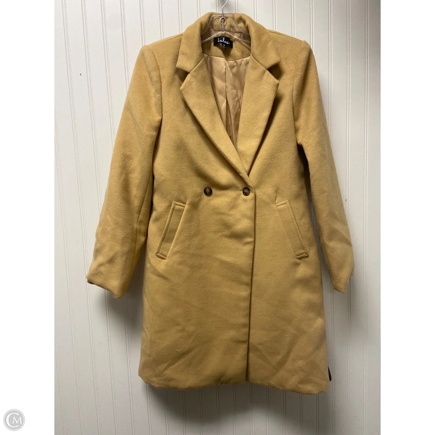 Coat Faux Fur & Sherpa By Lulus In Brown, Size: M