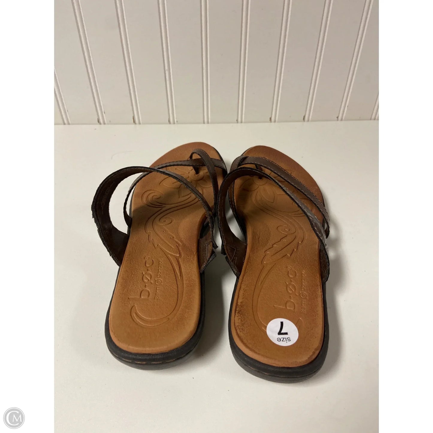Sandals Flats By Boc In Brown, Size: 7