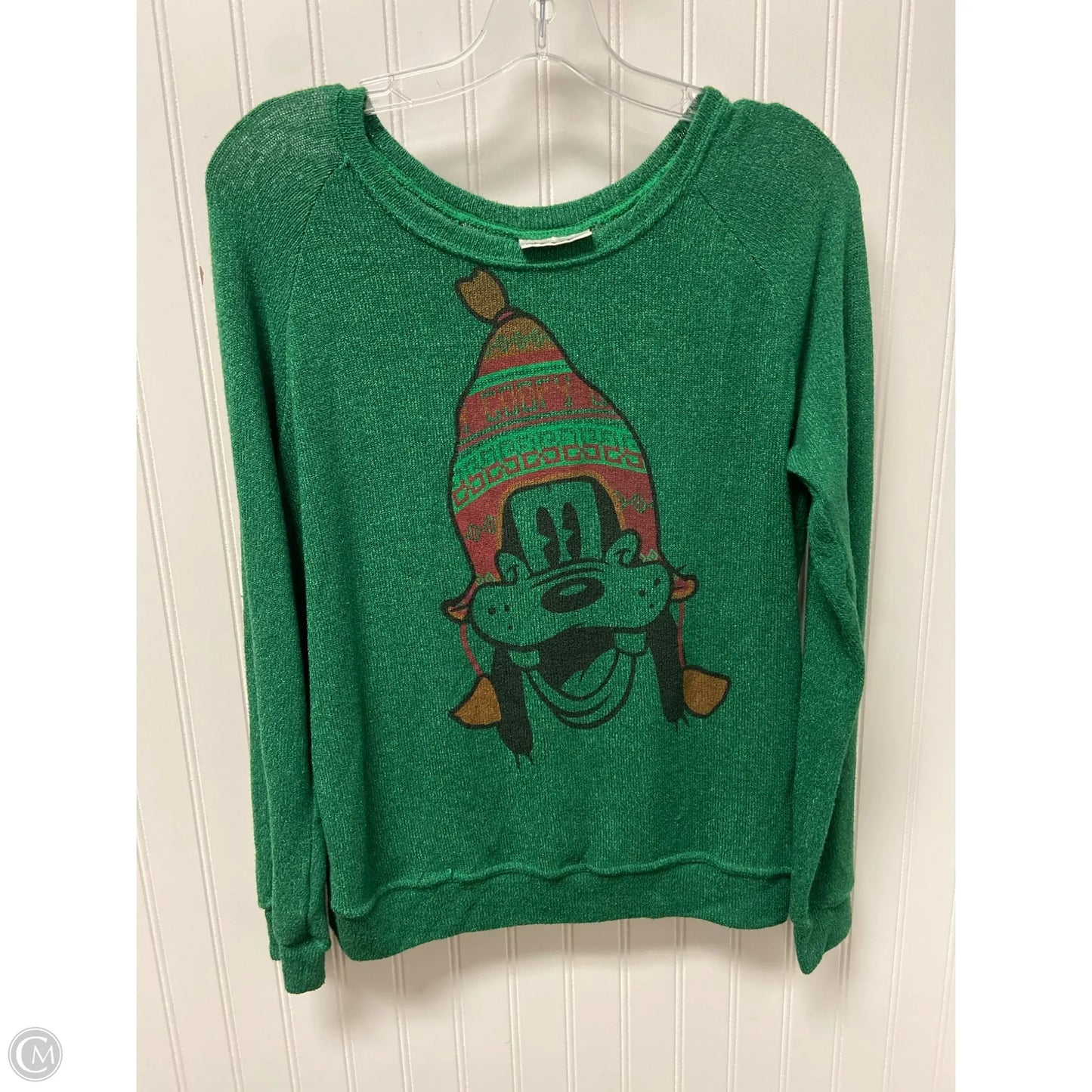 Sweatshirt Crewneck By Clothes Mentor In Green, Size: L