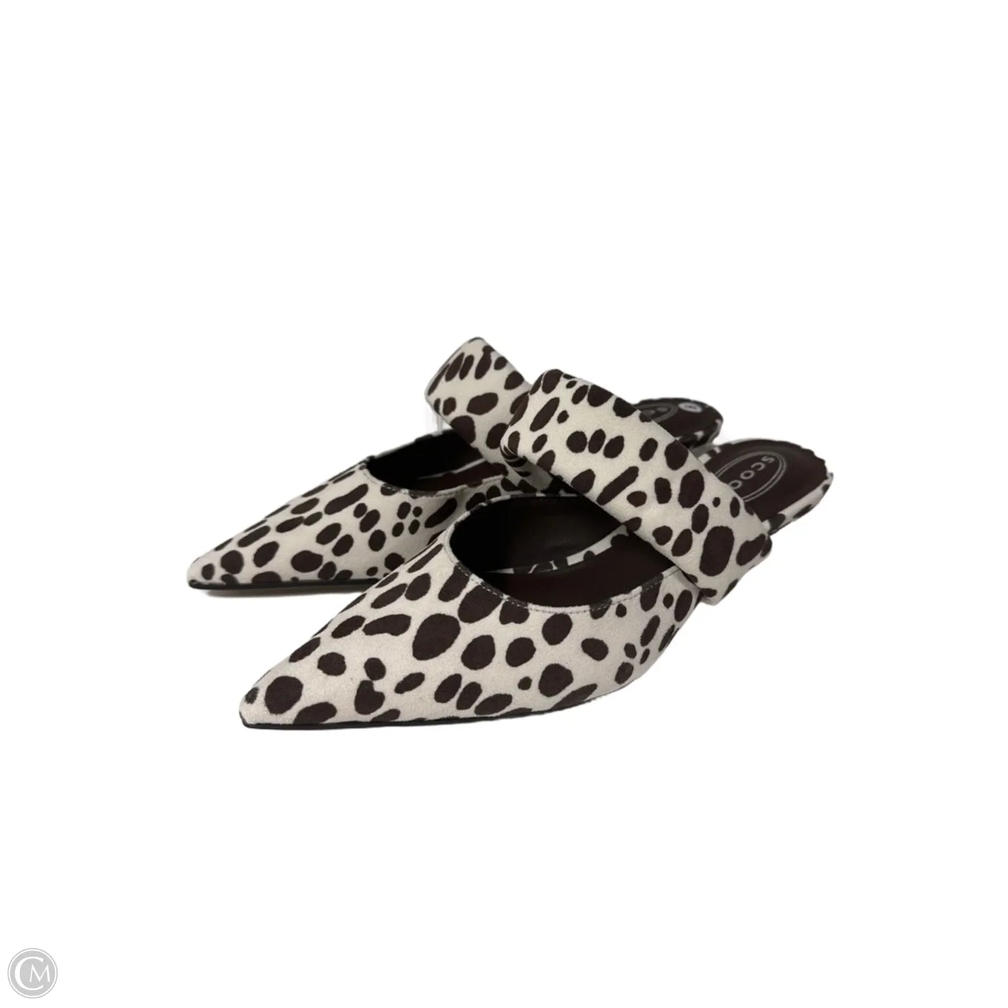 Shoes Heels Kitten By Scoop In Polkadot Pattern, Size: 9