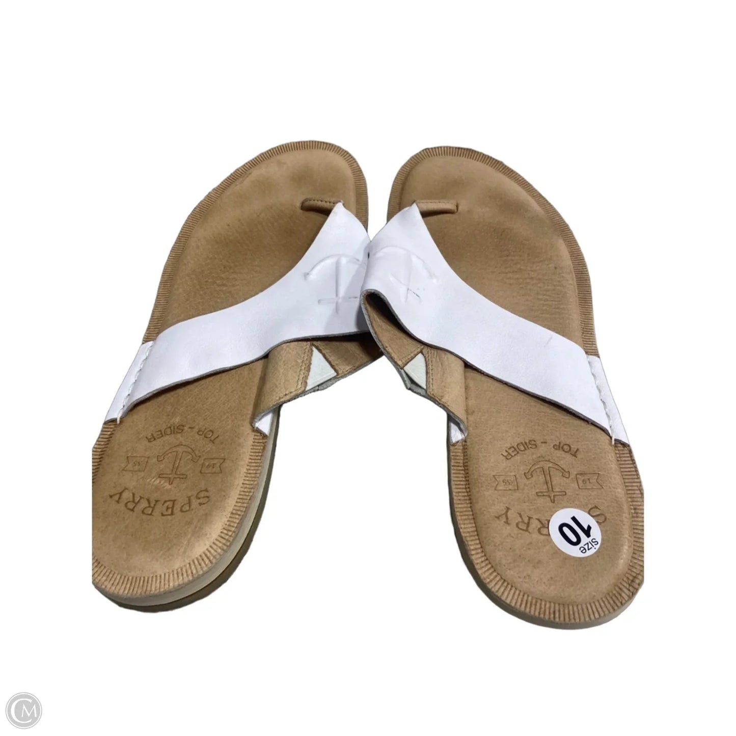 Sandals Flip Flops By Sperry In White, Size: 10
