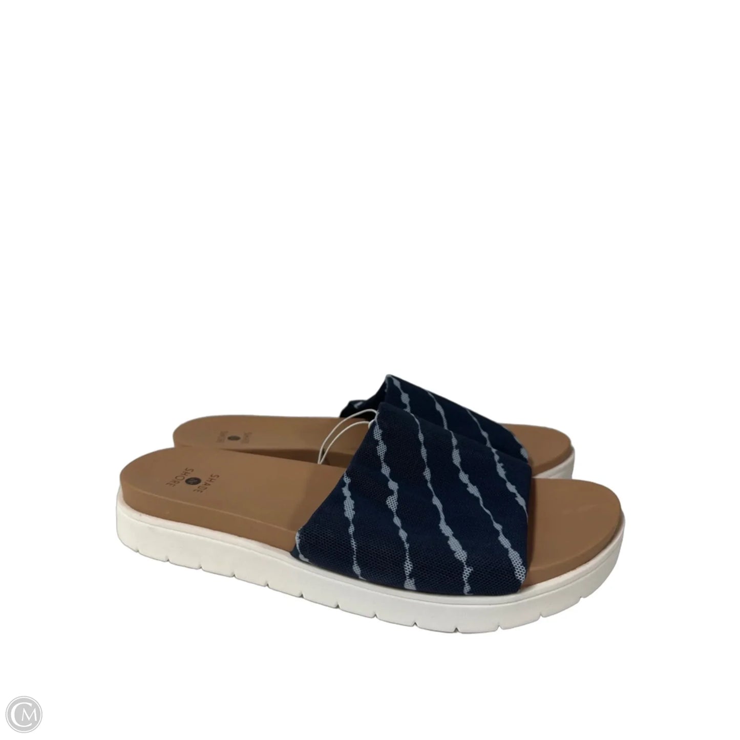 Sandals Flats By Shade & Shore In Blue, Size: 7