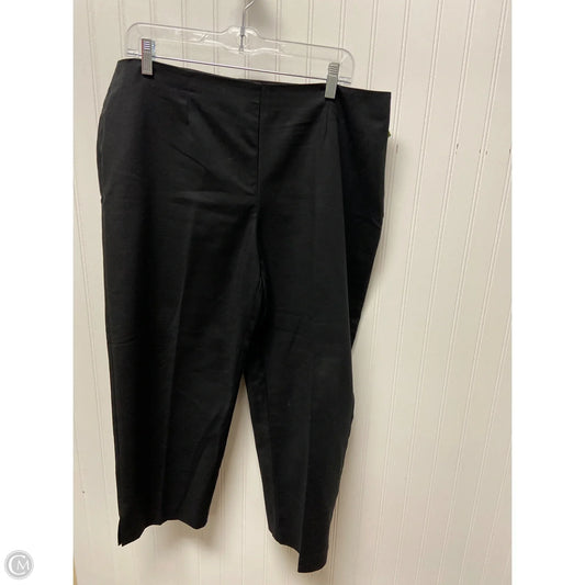 Pants Cropped By Chicos In Black, Size: 14
