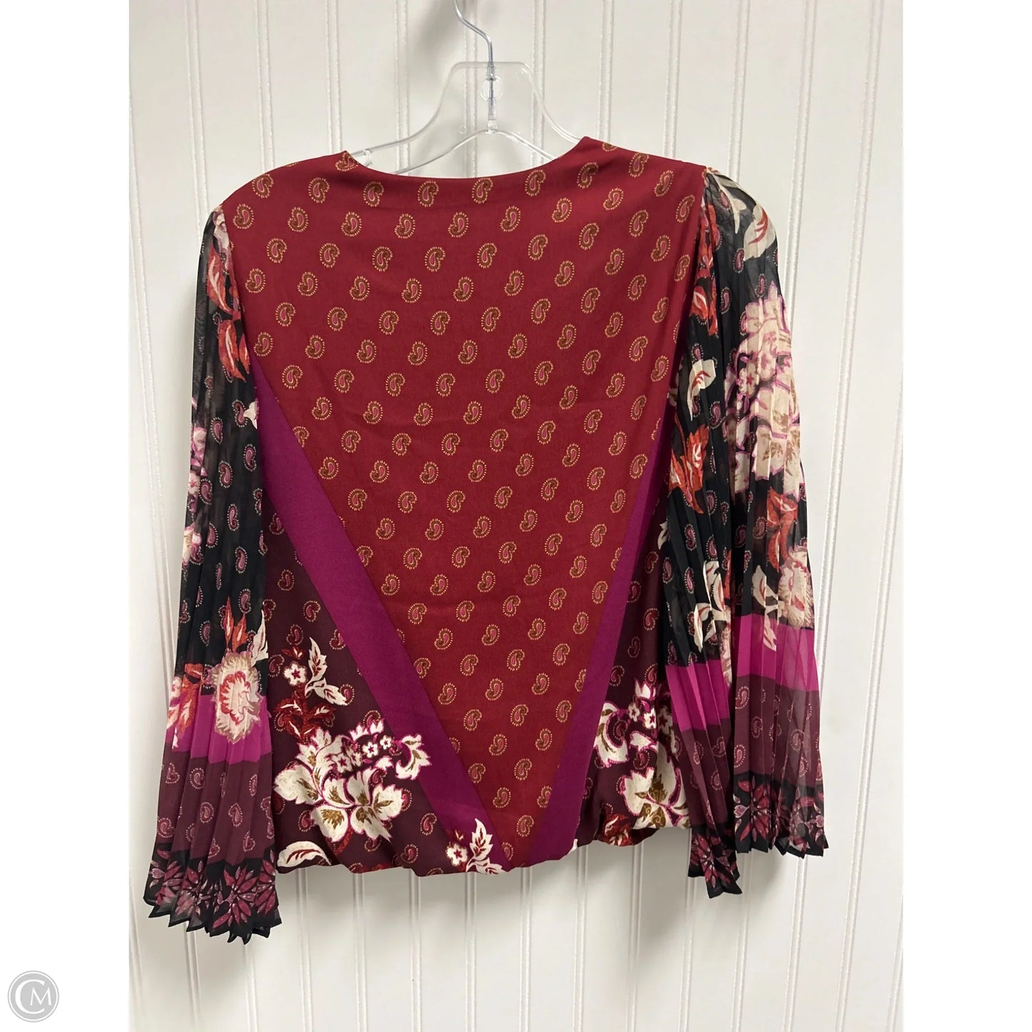 Top Long Sleeve By White House Black Market In Purple, Size: S