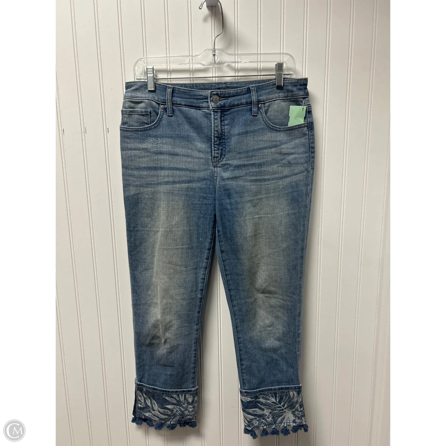 Jeans Straight By Chicos In Blue Denim, Size: 4