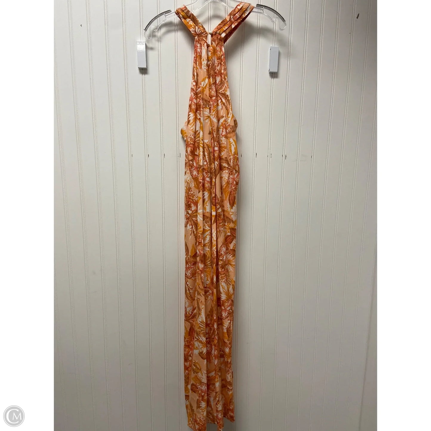 Dress Casual Maxi By Loft In Orange, Size: L