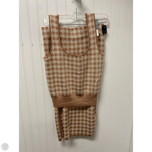 Skirt Set 2pc By Ann Taylor In Tan, Size: S