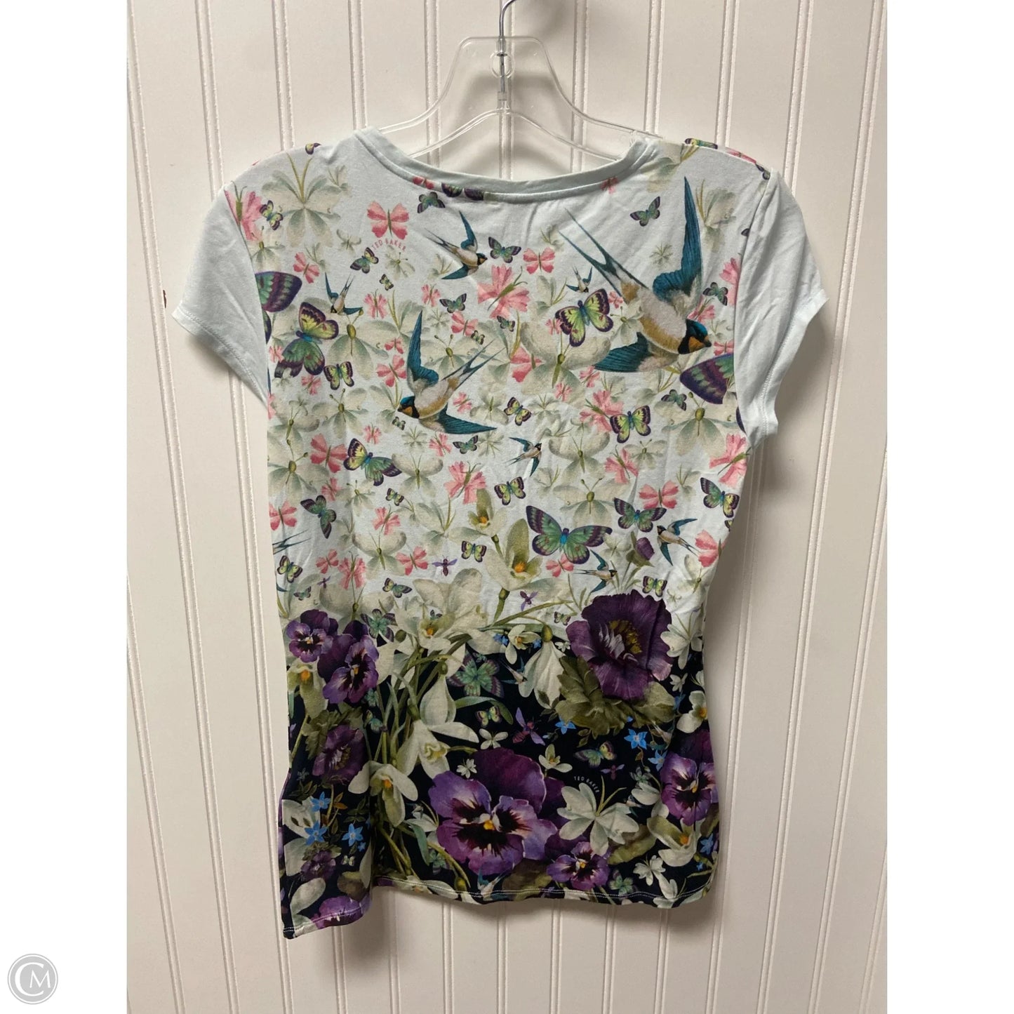 Top Short Sleeve Basic By Ted Baker In Blue, Size: S