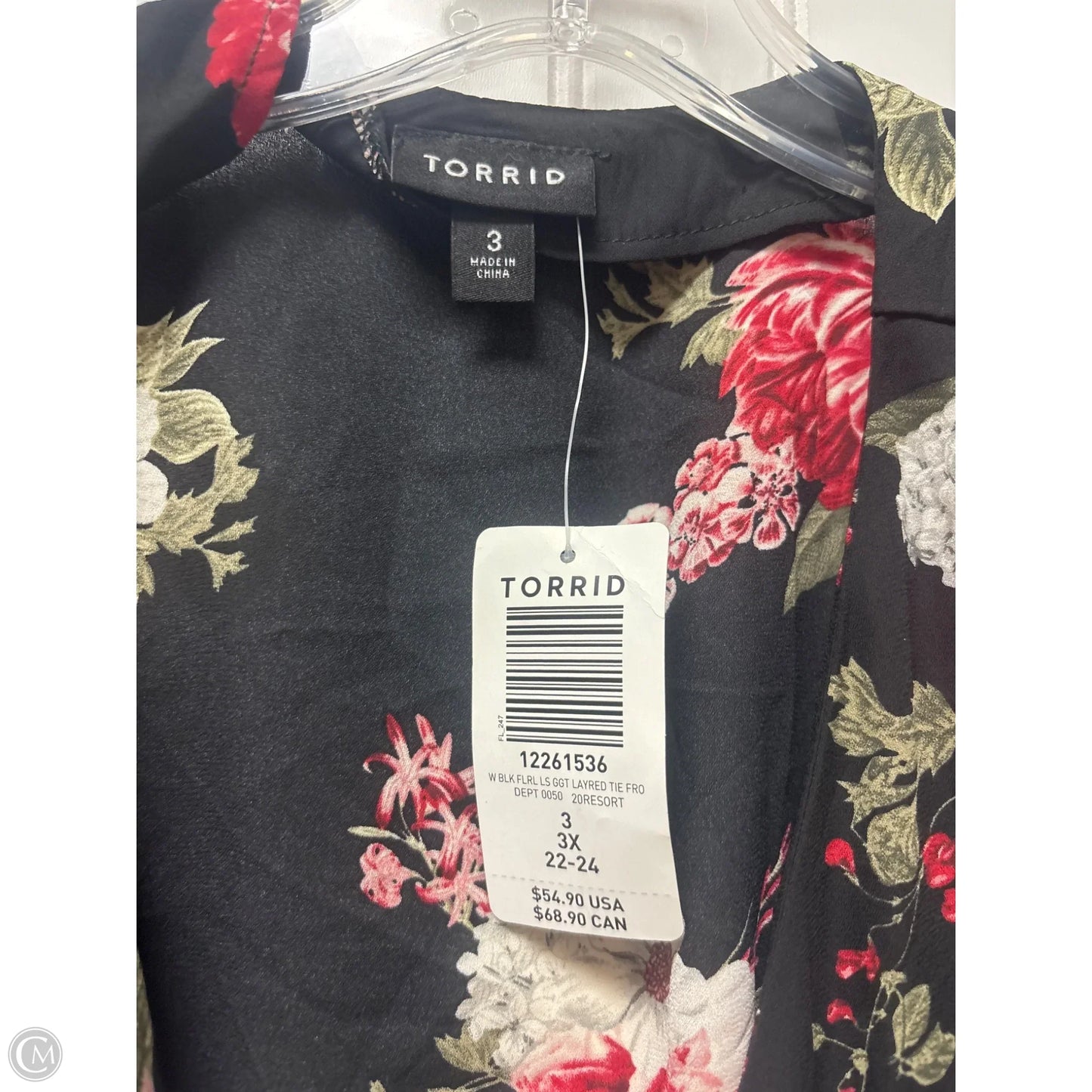 Shawl By Torrid In Floral Print, Size: 3x