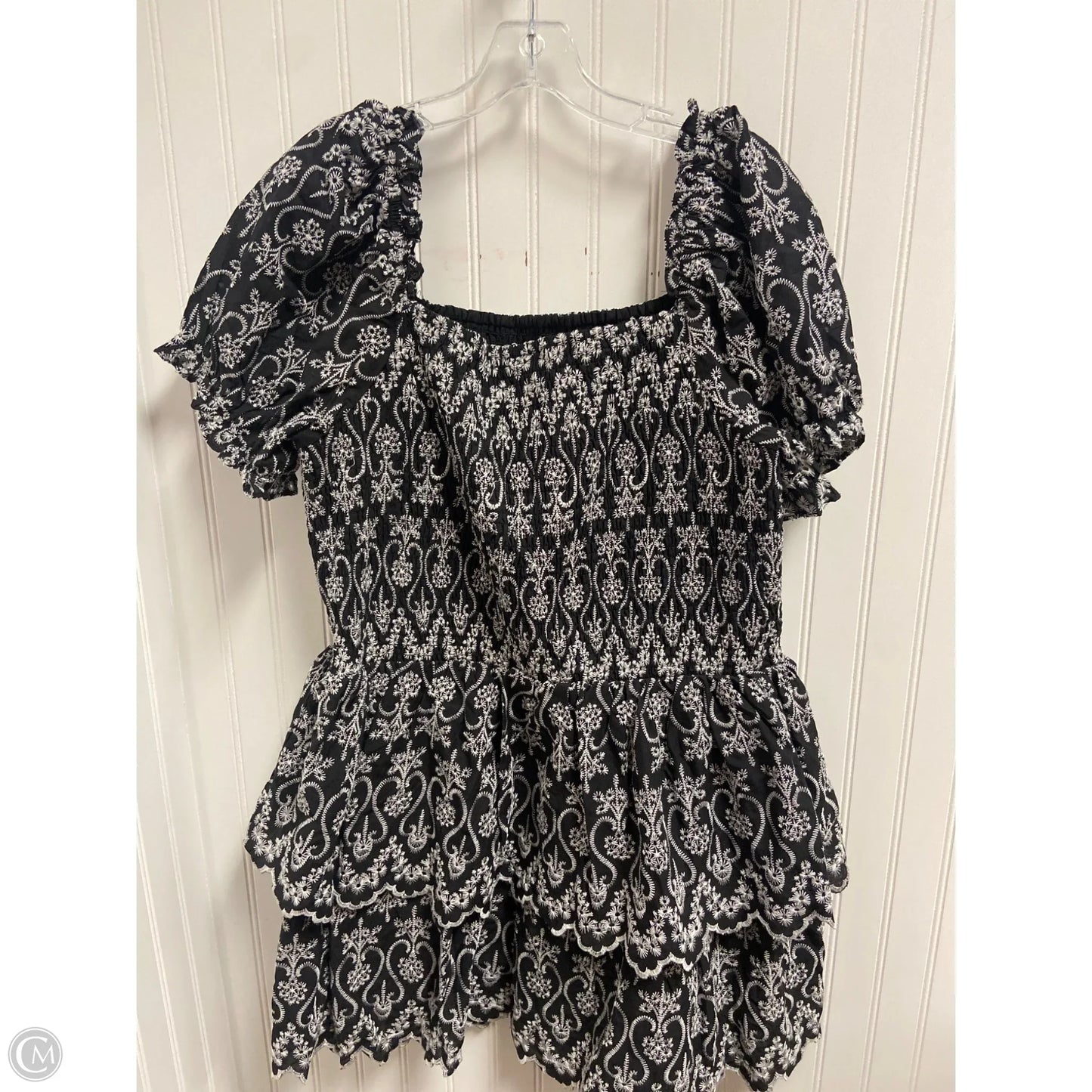 Dress Casual Short By City Chic In Black & White, Size: 2x