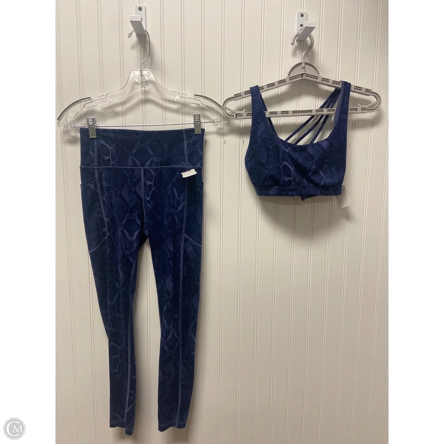 Athletic Pants 2pc By Victorias Secret In Blue, Size: M