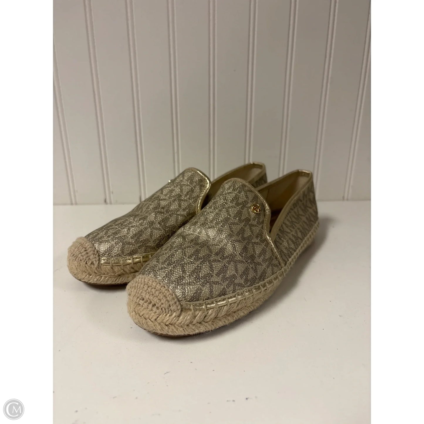 Shoes Designer By Michael Kors In Gold, Size: 6