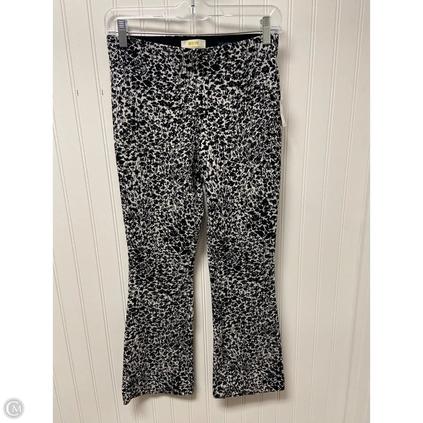 Pants Dress By Maeve In Black & White, Size: 0