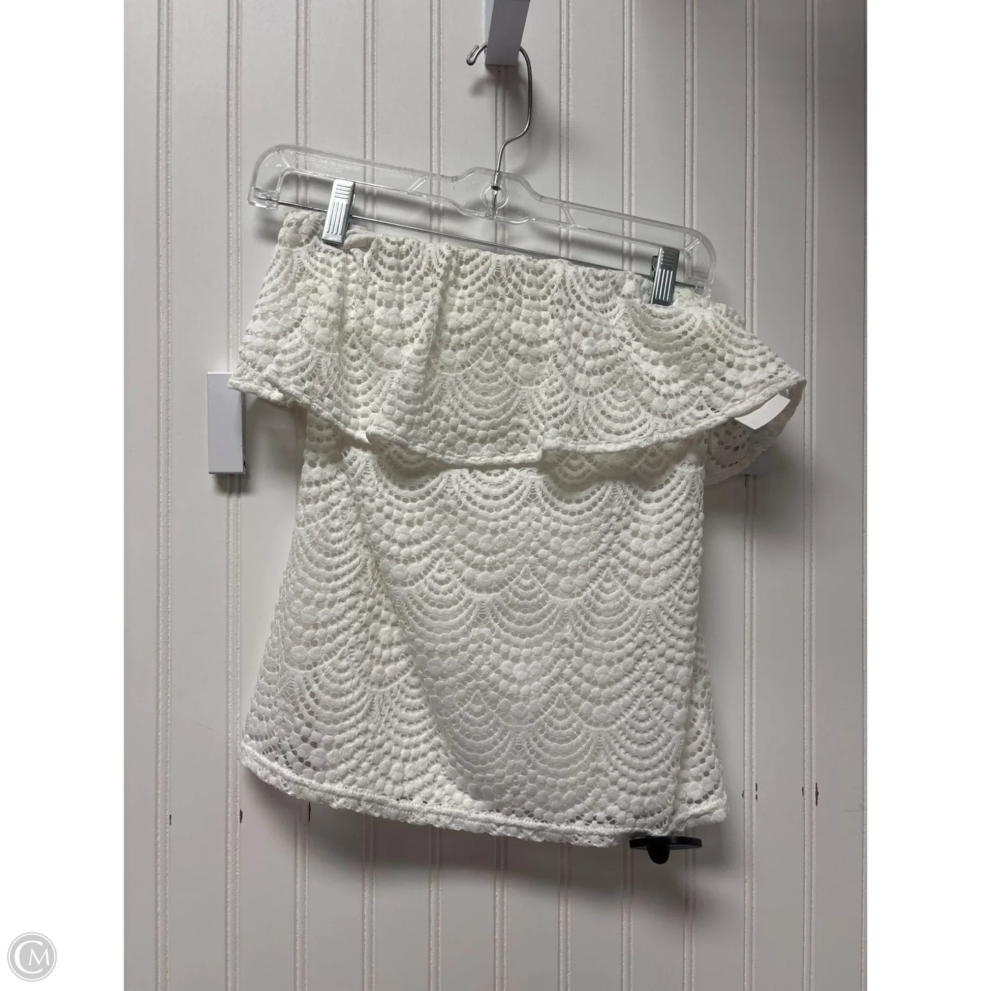 Top Sleeveless Designer By Lilly Pulitzer In White, Size: S