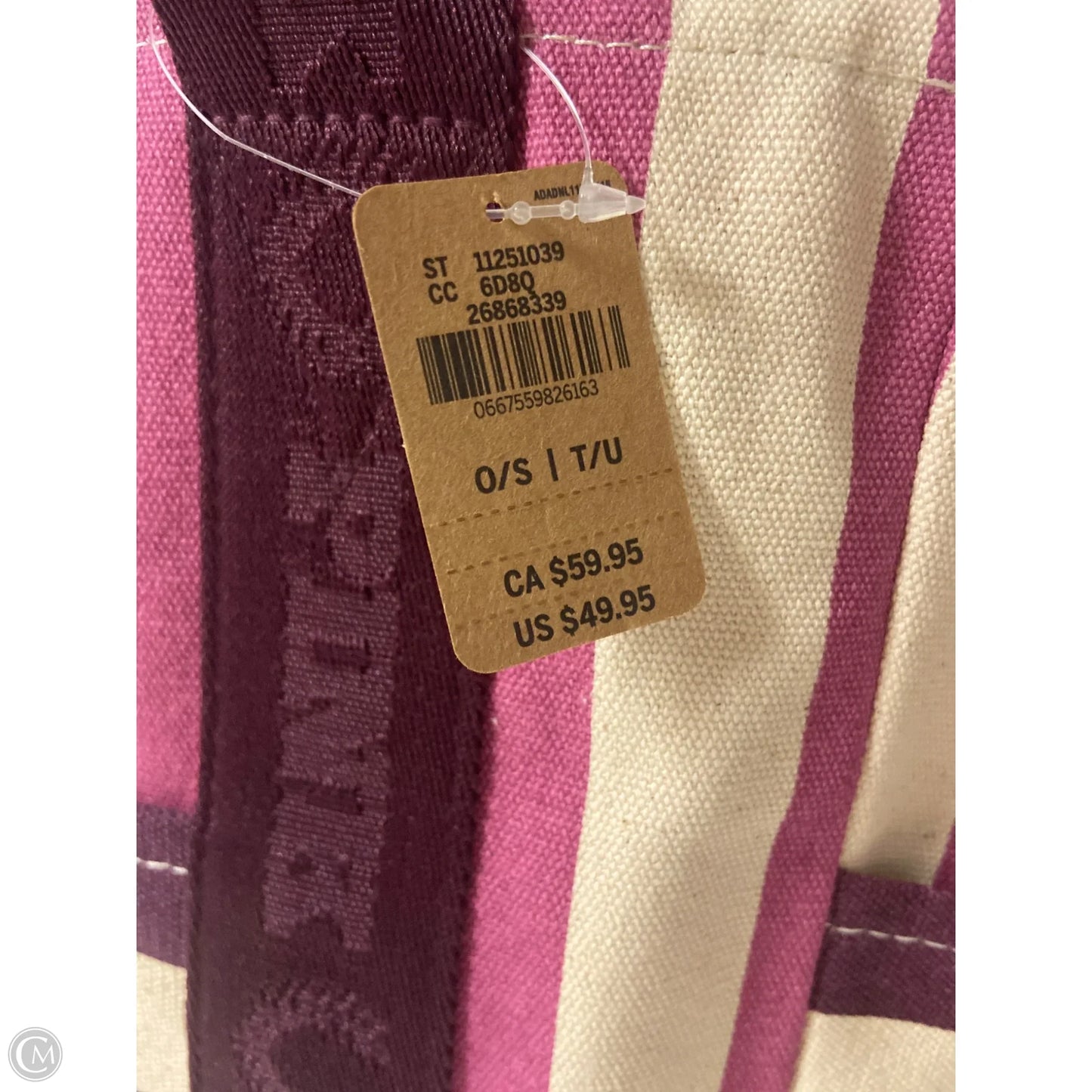 Tote By Pink, Size: Large