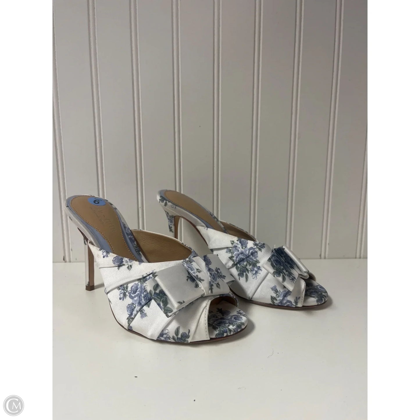 Sandals Heels Stiletto By Cmc In Floral Print, Size: 6