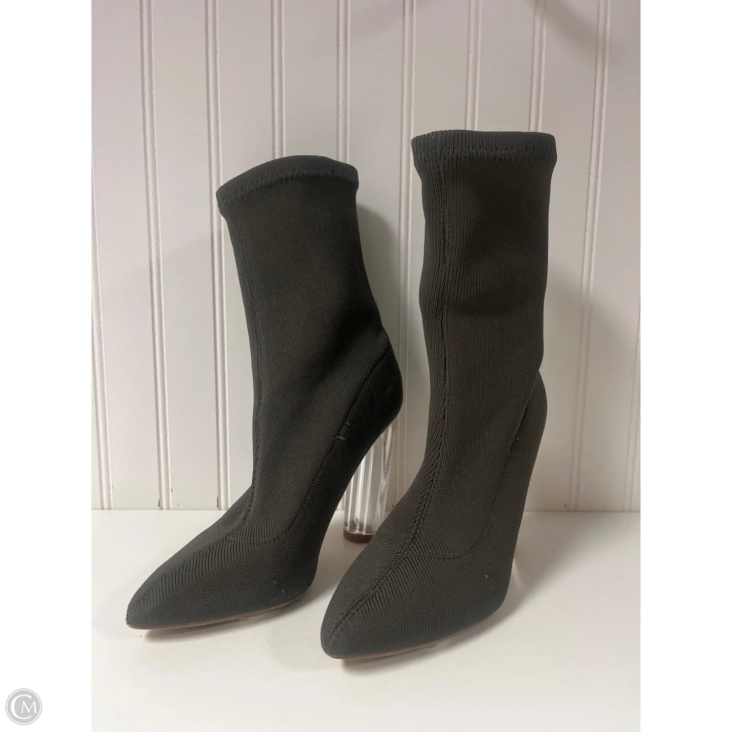 Boots Mid-calf Heels By Cmc In Green, Size: 7