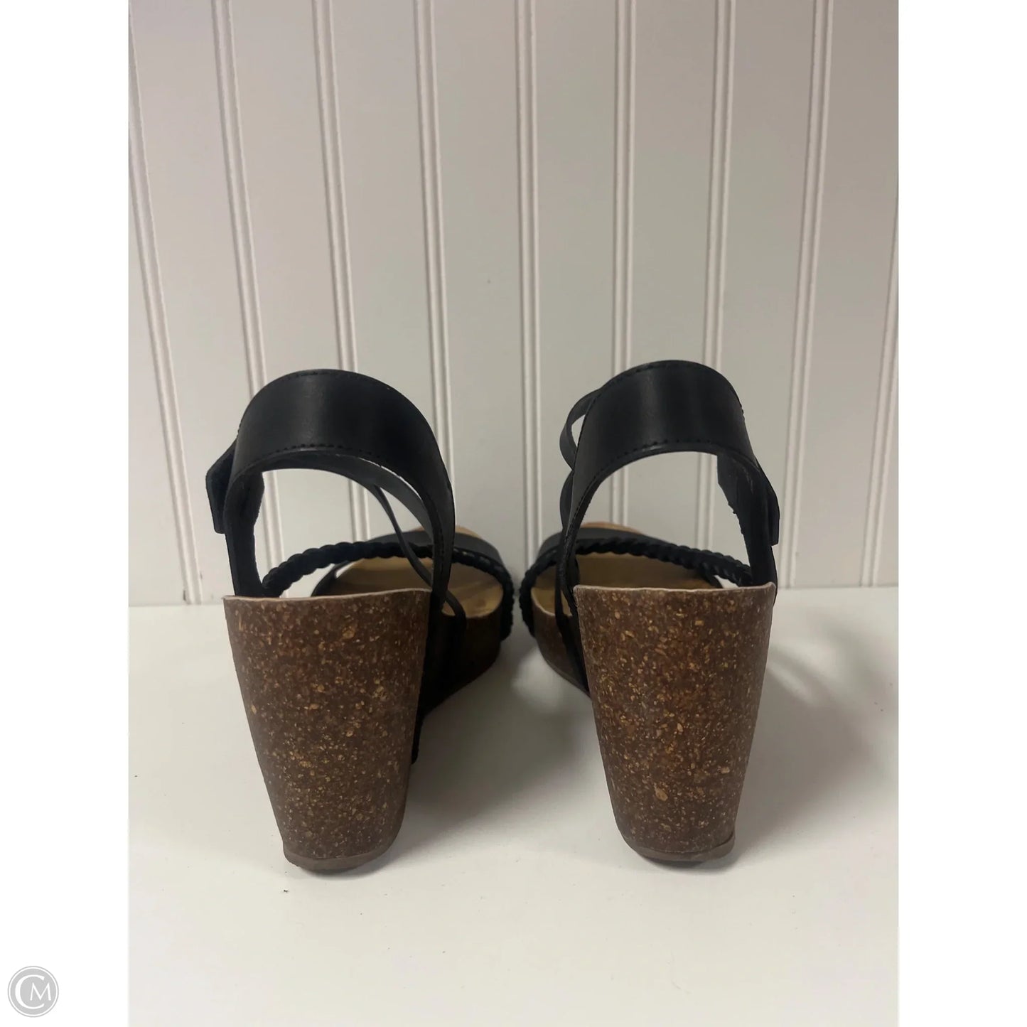 Sandals Heels Wedge By Blowfish In Black, Size: 7.5