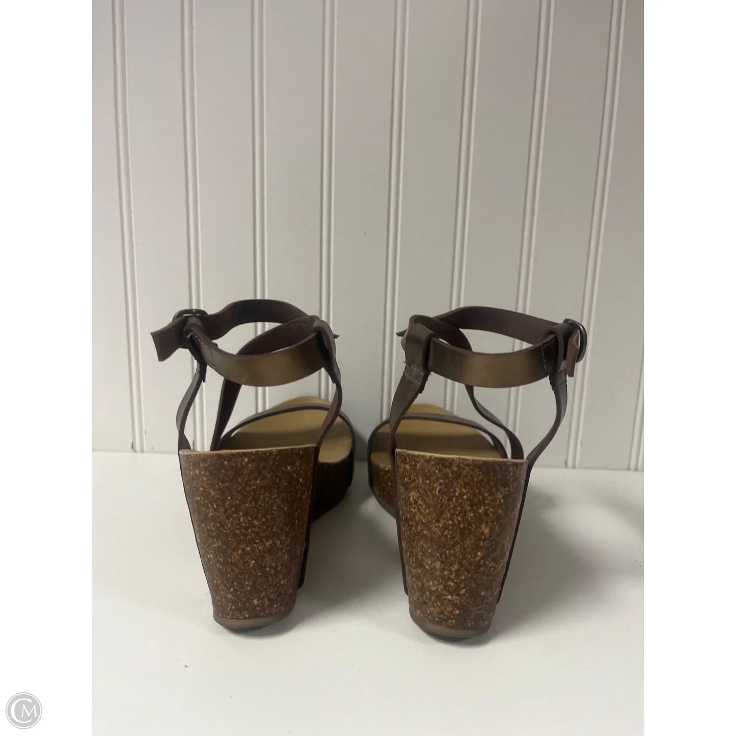 Sandals Heels Wedge By Blowfish In Copper, Size: 6.5