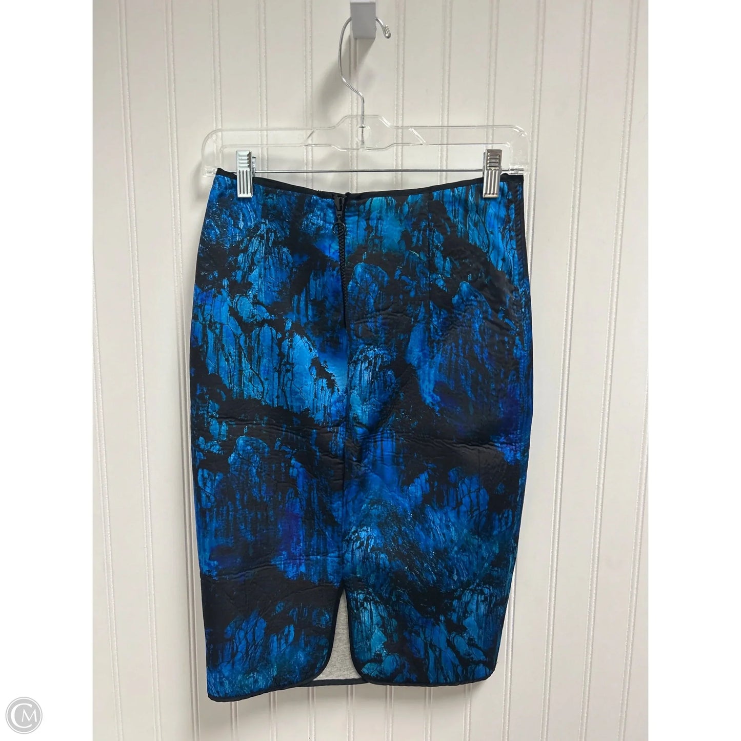 Skirt Mini & Short By Zara In Black & Blue, Size: 8